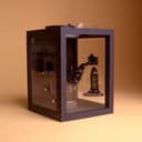 Gothic Mini Jumping Spider Terrarium – 9.