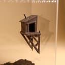 Magnetic Woodland Cabin Hide for Jumping Spider – 1.