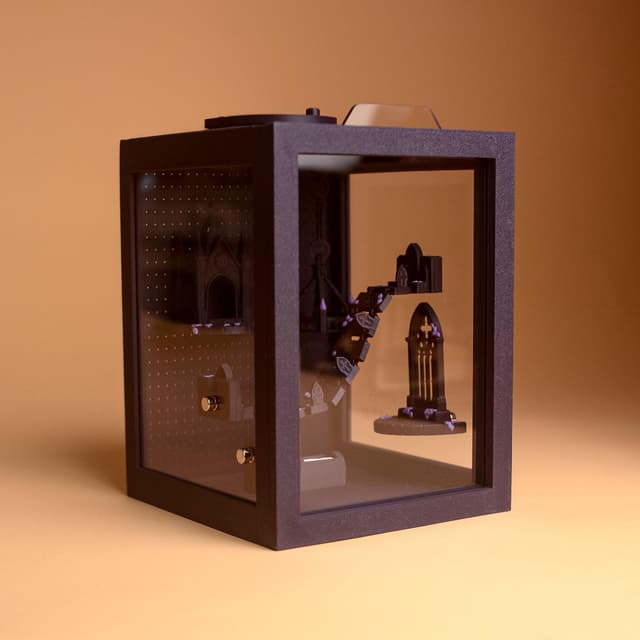 Gothic Mini Jumping Spider Terrarium